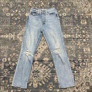 Levi’s Wedgie Straight Cropped Jeans sz 26